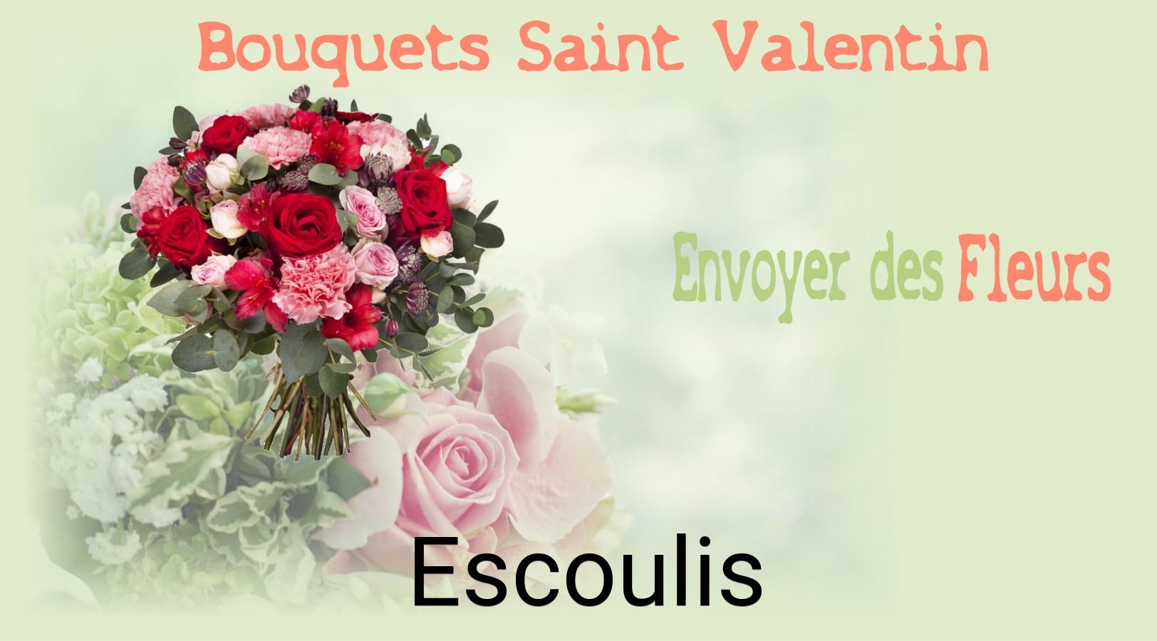 Roses de Saint-Valentin livrées à Escoulis